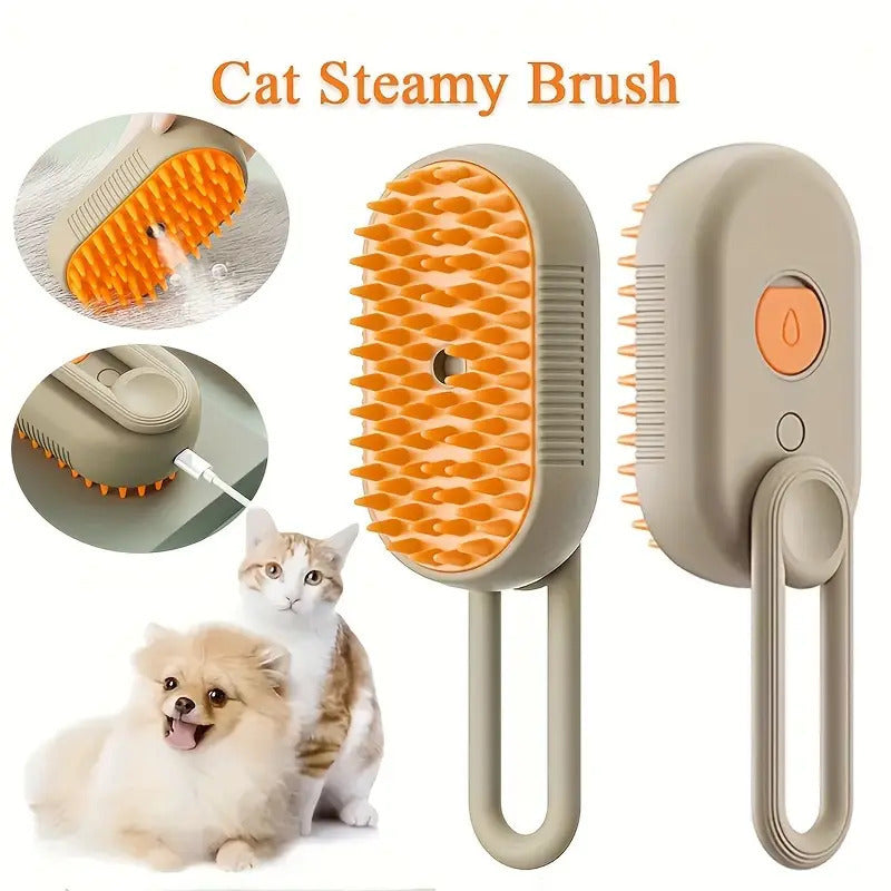 Steaming brush